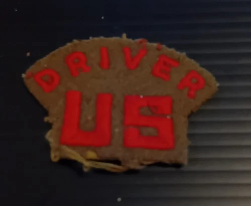 circa WW2 ? Military USA United States of America Army Cloth Patch - Driver US