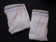 2 Pair Stafford Full Cut Briefs 100% Cotton New White Tagless Mens Size 30