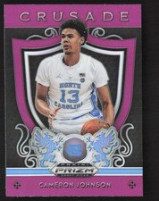 2019-20 Panini Prizm Draft Picks Crusade Purple Prizm Cameron Johnson #32 ES6
