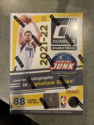 2021-22 Panini Donruss Basketball 88 Card Blaster Box Fact Sealed Free Ship