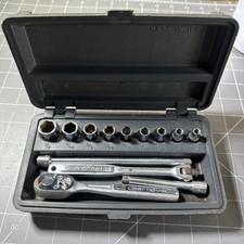 Vintage Craftsman 14 Socket Set V Series 14 Pieces Usa Vintage Craftsman 14 Socket Set V Series 14 Pieces Usa