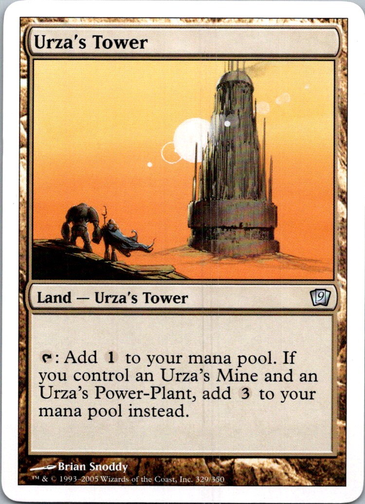 Urza's Tower U 9ED #329 NM MTG Magic
