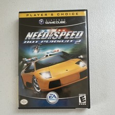 EA Games Need for Speed Hot Pursuit 2 Case and Manual Nintendo GameCube Original