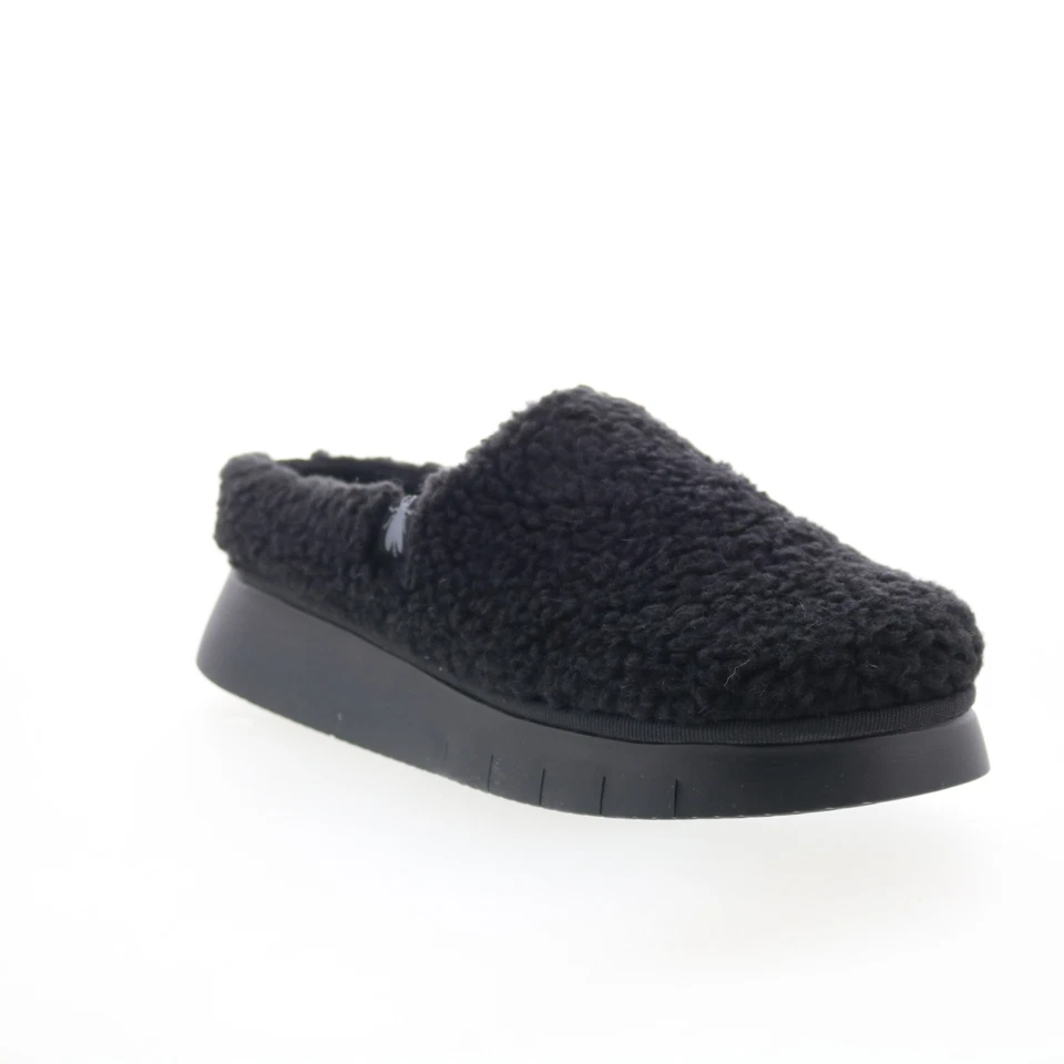 Fly London Café CAFE360FLY-000 Mujer Negro Lona Sin Cordones Zueco Zapatos Planos 42 Foto 2 de 4