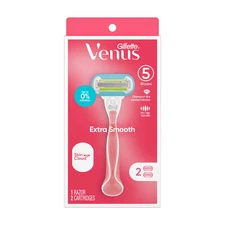 Gillette Venus Women's Razor Blades Refill Cartridges Embrace Smooth Green 2 ct
