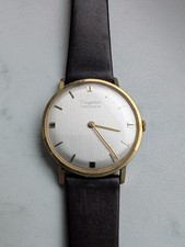 Dugena 599 Precision Handaufzug Vintage Armbanduhr superflache Kollektion 