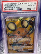 Dedenne GX 195/214 Sm-Unbroken Bonds for sale | eBay