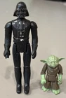 Vintage Star Wars Yoda Pac Man Eyes & Darth Vader Lot Of 2 Kenner 1980 ESB