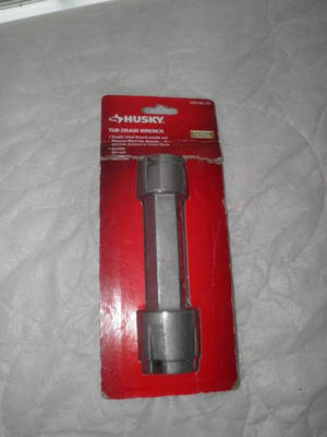 #ad #ad Husky Tub Drain Wrench Double Ended Die Cast Aluminum Model 1003 005 279 $11.99