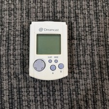 Sega Dreamcast OEM Visual Memory Unit VMU White HKT-7000 Tested Working