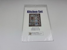 Juego de cocina carretes giratorios tienda de edredones edredón corredor y manteles individuales patrón 1W