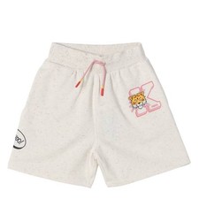 Kenzo Girls Tiger Logo Drawstring Shorts, Size 10Y