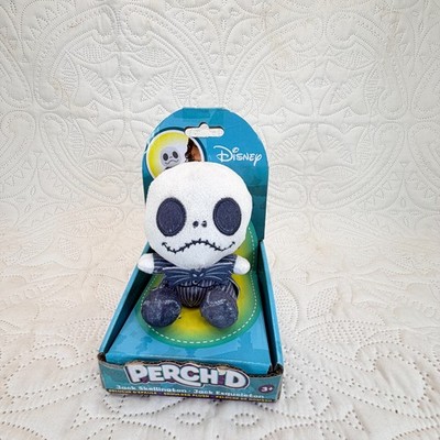 Disney Perch d Jack Skellington, 4'' Wearable Plushie, Soft Toy, New Sealed