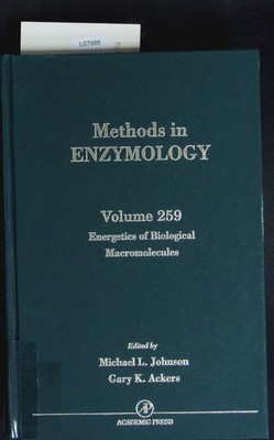 Energetics of biological macromolecules. Methods in enzymology, 259.