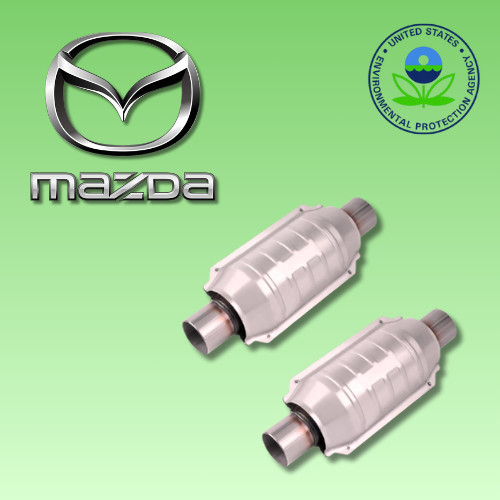 For Mazda Catalytic Converter 2 Pack EPA Approved Direct Flow Certified