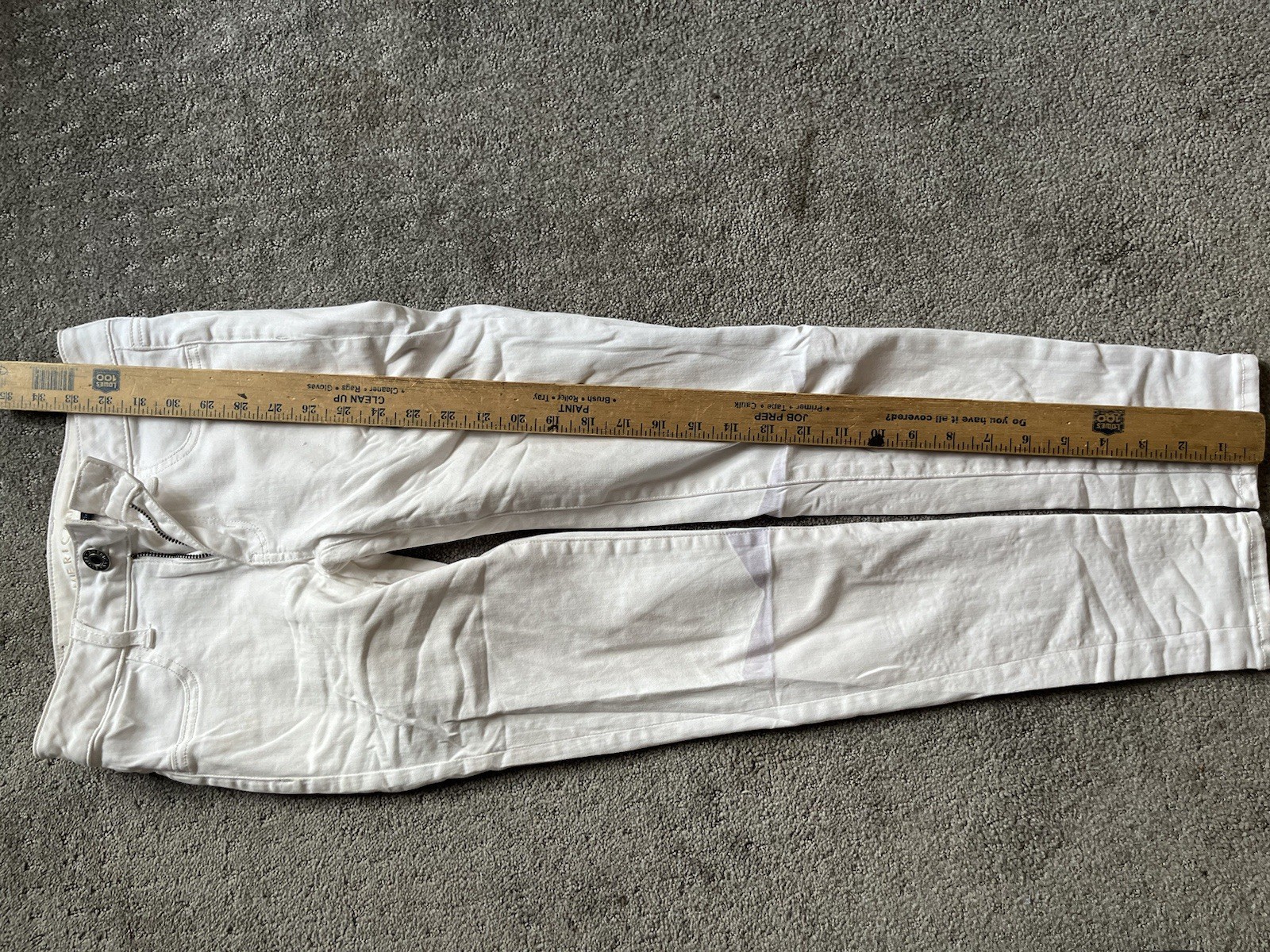 American Eagle White Super Stretch Solid Jegging … - image 7