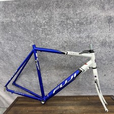 Fuji Finest Road Bike Frame Fork 58cm Blue White AL Altair 2 Aluminum 700c 130mm