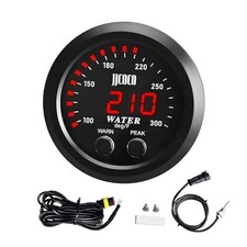Universal 52mm with Alarm Water Temperature Gauge Red Water Temperature Gauge