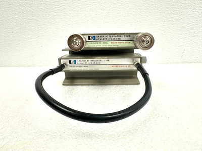 AGILENT 8495H 70dB & 33320H 11 dB PROGRAMMABLE STEP ATTENUATORS FREE SHIPPING  