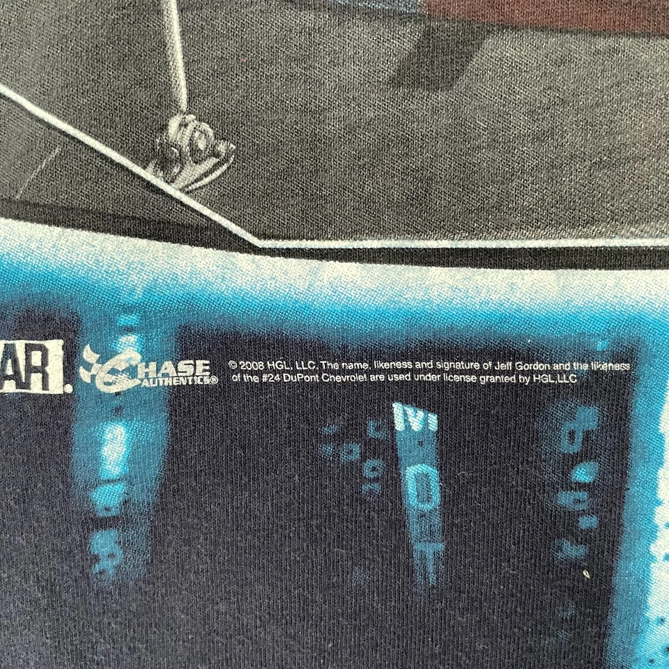 VINTAGE Jeff Gordon Shirt Adult XL Dual Print All Over Print Matrix Nascar Mens - Image 4 of 4