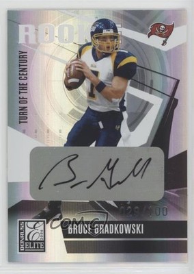 2006 Donruss Elite /100 Bruce Gradkowski #121 Rookie Auto RC 0q3