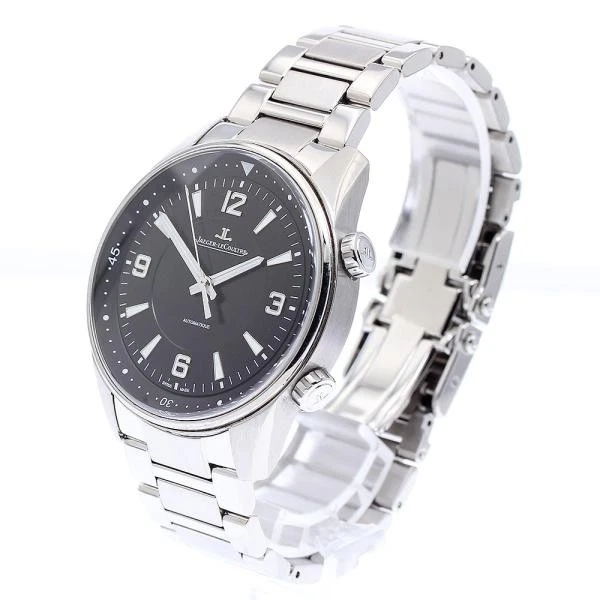 Jaeger LeCoultre — Jaeger-LeCoultre Polaris Q9008170/841.8.37.S 41mm SS Black Dial Watch #C1995