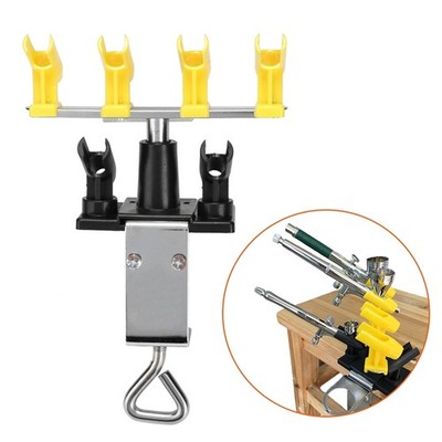 Airbrush Holder Station Bracket Table Workbench Fixed Small Size 4 In 1 Brac SET