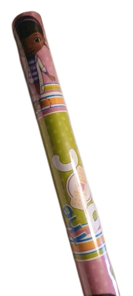 DOC MCSTUFFINS 包装纸 平底礼品包装 任何 OCCASION 全新 20 SQ 英尺 密封    — 第 4/4 张图片