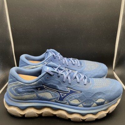 Mizuno Wave Horizon 7 Shoes Womens 11 Nebulas Blue White Daily Road Running