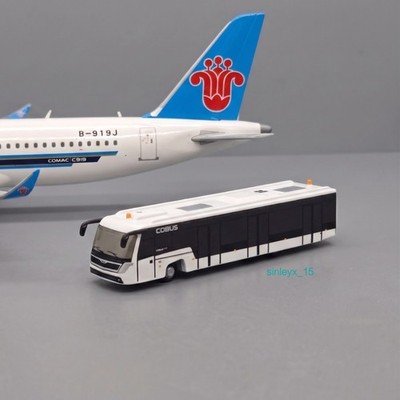 COBUS3000 Airport Apron Bus Diecast Model GSE Airport Diorama Layout Accessory