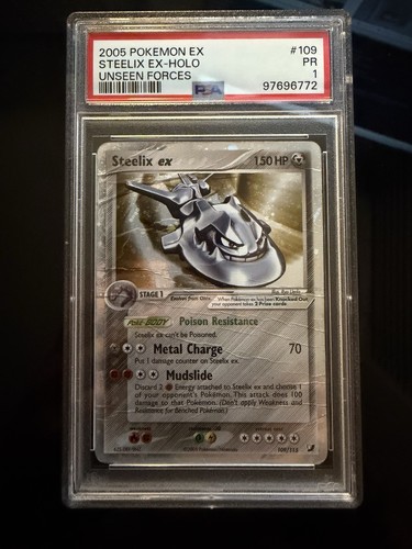 Steelix ex graded PSA 1 for sale on eBay