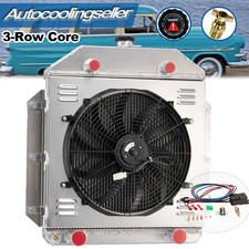 3-row Radiator Shroud Fan Fit 49-53 Ford Country Sedan Squire Flathead V8 Engine