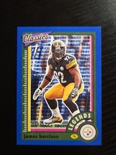 2022 Panini Classics James Harrison #118 Timeless Tributes Light Blue /125