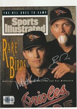 MUSSINA & McDONALD Signed 7/18/94 SPORTS ILLUSTRATED Magazine (NO Label) BAS