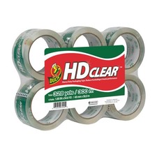 Duck Brand HD Packaging Tape: 1.88 in. x 54.6 yds. Clear  6-pack 441962