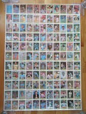 1981 DONRUSS BB Uncut Sheet DANNY AINGE TIM RAINES RCs JOE TORRE GEORGE BRETT