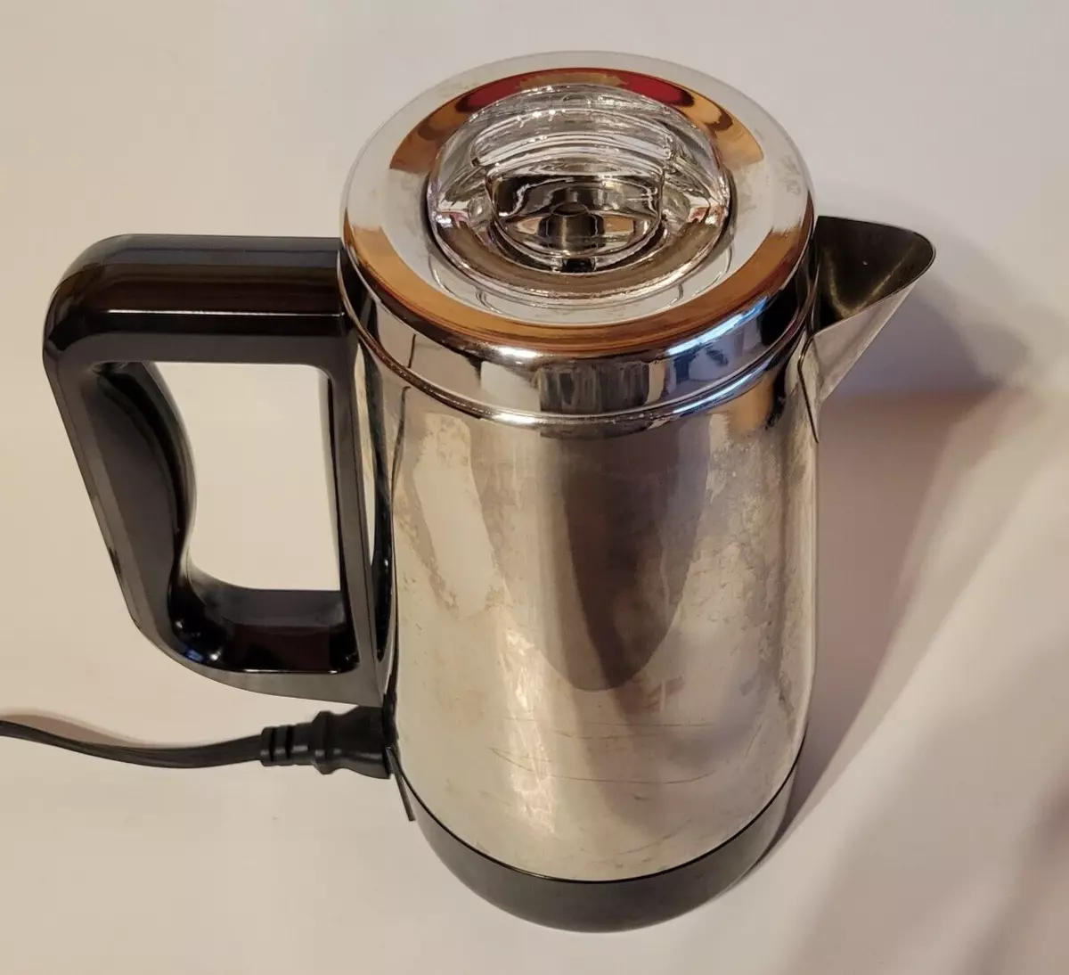 Capresso Stainless Steel 12 Cup Electric Coffee Percolator 