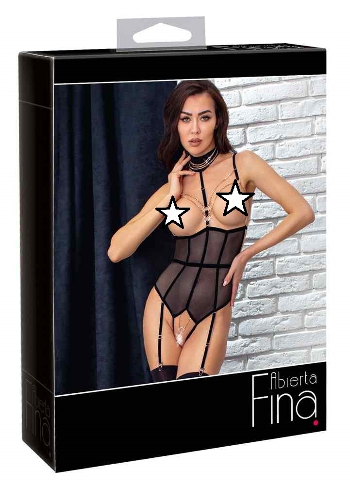 Body Schmuck S - Xl Sexy Erotik Fashion Bodys Hot Dessous Women Black Schwarz