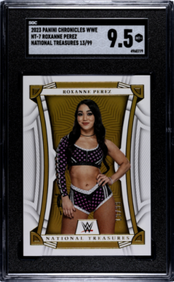 2023 Panini Chronicles WWE - National Treasures Roxanne Perez #NT