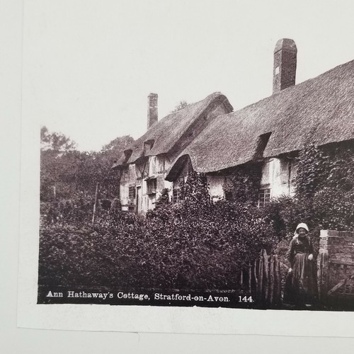 Fotograbado antiguo de Anne Hathaway's Cottage Stratford en Avon Inglaterra Reino Unido - Imagen 4 de 5