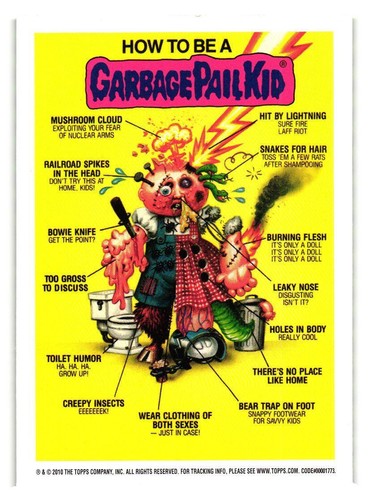 2010 GARBAGE PAIL KINDER FLASHBACK SERIE 1 WÄHLEN SIE IHRE KARTE GRÜNE PARALLELE AUFKLEBER - Bild 84 von 321