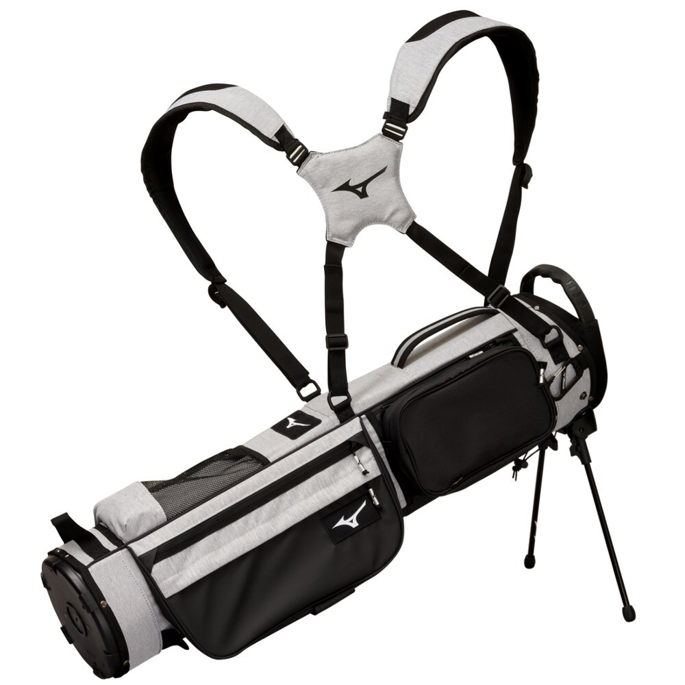 NEW Mizuno Golf BR-D2 Carry / Sunday Bag 4-way Top - Heathered Grey
