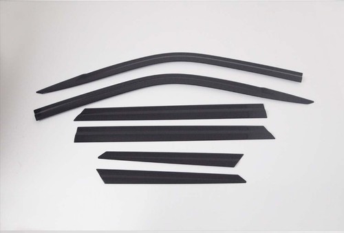 Smoke Tinted Weather shields 6p for 2019 2020 2021 2022 Ssangyong Korando - Picture 6 of 9