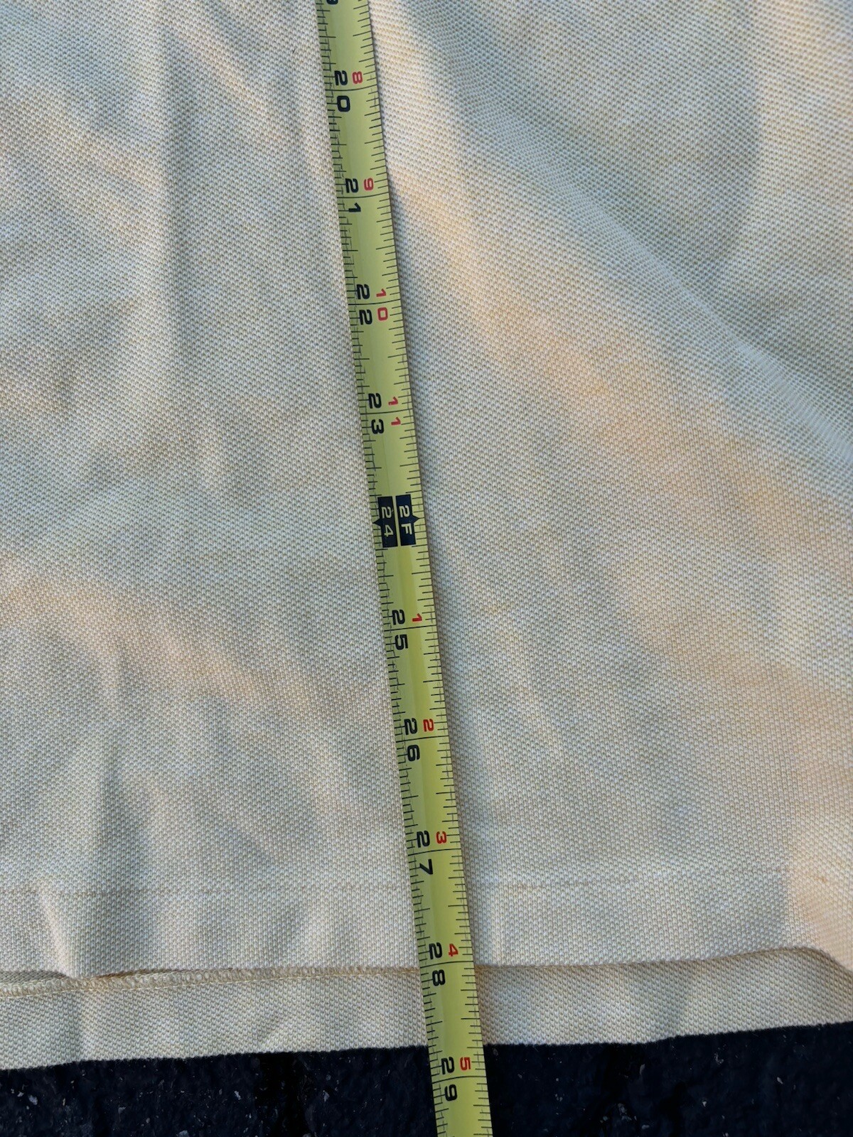 Polo Ralph Lauren Mens Yellow Classic Fit Button Polo Short Sleeve Size XL thumbnail 2