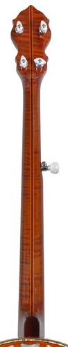 5 String 11 inch Banjo, curly maple MOP inlaid Resonator, HARD CASE, BBO19 - Picture 8 of 10