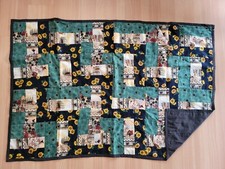 Patchwork Blanket - Baby Child Sunflowers Quilt Throw Homemade