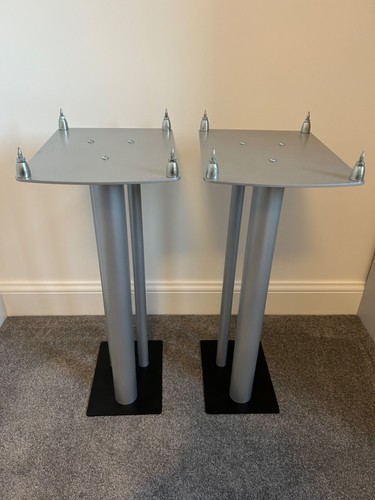 Mission Stancette Speaker Stands - Silver | eBay
