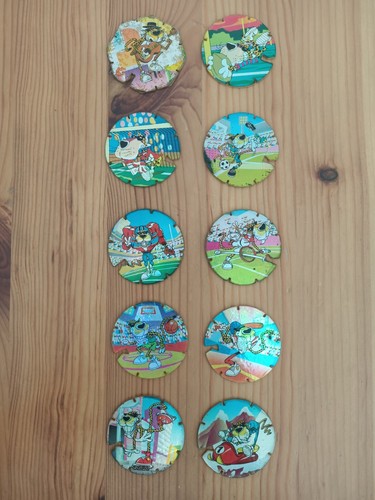 Lote Caps Taz Flash Tazos Sport Y Chester Matutano 1995 - Imagen 2 de 3