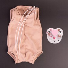 Cloth Body for 18"-26" Reborn Doll Making Repair DIY Supply Full Limbs Pacifier