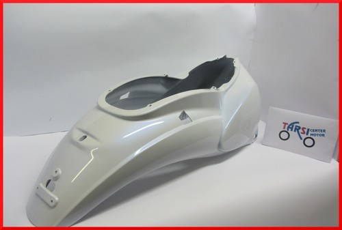 CODONE SCOCCA POSTERIORE APRILIA SCARABEO 50/100 2006/2010 AP8268786 BIANCO CULT - Foto 4 di 6